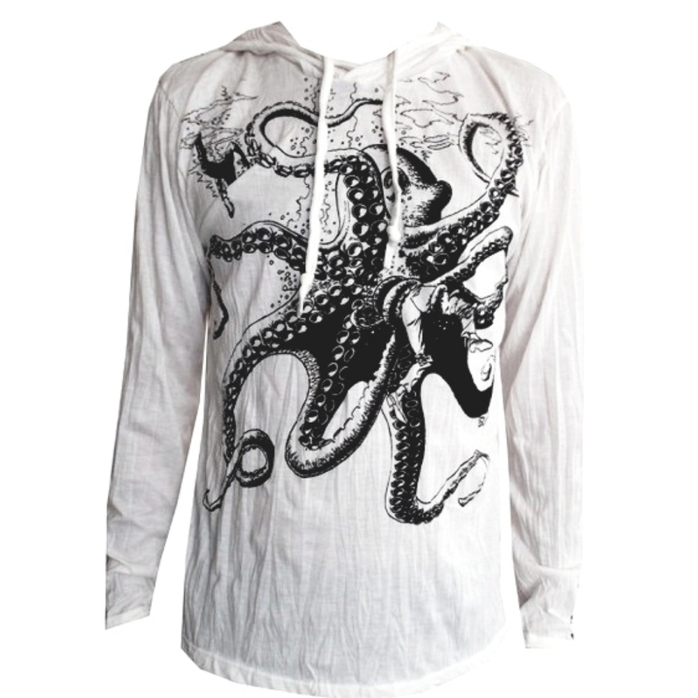 Sure Design Long Sleeve Octopus Kraken Tee
